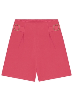 35558-001144 SHORT LUNENDER EM VISCOSE ROSA MORENA