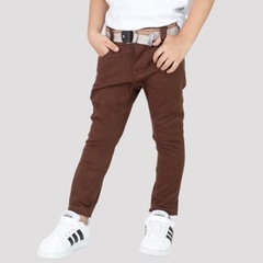 20116-1 CALÇA MASCULINA JEANS MAX PREMIUM MARROM