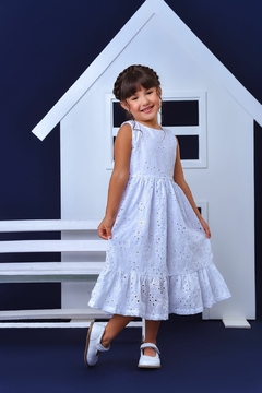 1084-1 VESTIDO LALOOK MIDI LASIE BRANCO