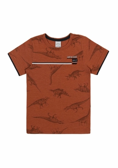 38836-Q0661P CAMISETA ALAKAZOO ESTAMPA JURASSIC FERRUGEM - comprar online