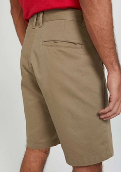 H4BEHLLEN BERMUDA HERING MASCULINA CHINO EM SARJA - MARROM - comprar online