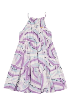 75088-4052 VESTIDO COLORITTA GOLA FRANZIDA LILAS