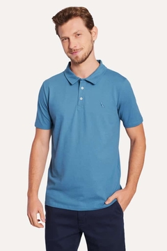 0061832-515 CAMISA POLO RESERVA AZUL