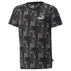 670095-01 CAMISETA PUMA POWER AOP TEE PRETO