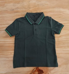 CAMISA POLO ELLUS KIDS CLASSIC FRISOS VERDE