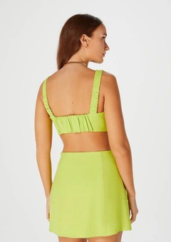 K51B1ASI TOP CROPPED HERING VERDE - comprar online