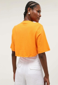 4H0ULKBEN BLUSA HERING CROPPED LARANJA - comprar online