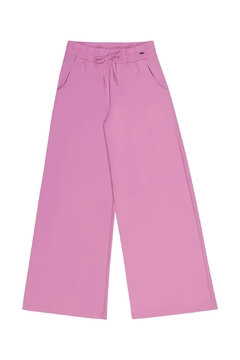 271283-4224 CALÇA ELIAN WIDE LEG ROSA CLARO