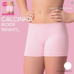 20610.001-500 CALCINHA SELENE BOXER SEM COSTURA BRANCO