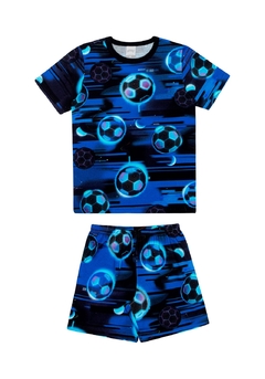 19186-Q9081D PIJAMA ALAKAZOO MEIA MALHA FUTEBOL GAMER MARINHO - comprar online