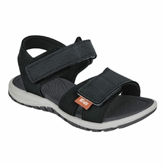 0699484-1524 SANDALIA KIDY FLEX PRETO/LARANJA/CINZA