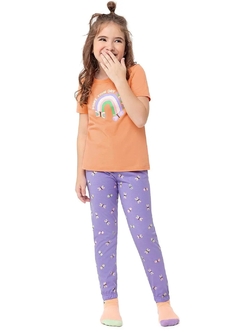 1000109575-00438 PIJAMA MALWEE KIDS LARANJA