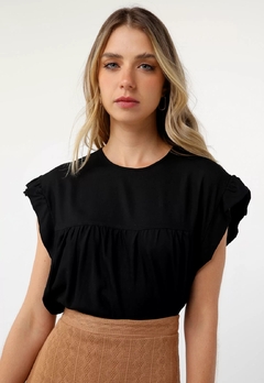 036.01.16650-0050 BLUSA COLCCI C/BABADOS PRETO