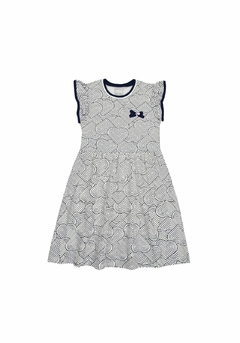 50878-Q3351P VESTIDO ALAKAZOO EVASÊ ESTAMPADO LOVE HEART OFF - comprar online