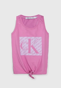 CG1PJ01BS891-0401 BLUSA CALVIN KLEIN KIDS ROSA