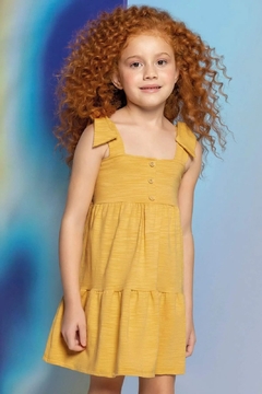 173458-3567 VESTIDO COLORITTA FLAME AMARELO