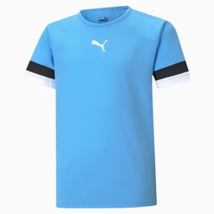 704938-18 CAMISETA PUMA TEAMRISE FOOTBALL JUVENIL AZUL