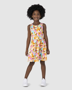 1000113018-DM58A VESTIDO MALWEE KIDS EVASE OFF WHITE PICOLÉ