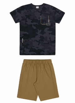 39761-N4663P CONJUNTO ALAKAZOO MILITAR CINZA - comprar online