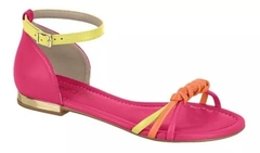 8263.862-22294 SANDALIA BEIRA RIO SICILIANO/LARANJA/PINK