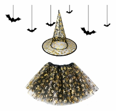 HY87709 FANTASIA CHAPEU + SAIA HALLOWEEN