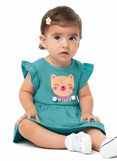 1000116342-00297 VESTIDO BODY MALWEE KIDS VERDE