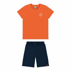 1000120048-00400 CONJUNTO MALWEE KIDS LARANJA