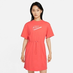 BV6728-100 VESTIDO NIKE SPORTWEAR GX SWOOSH CORAL