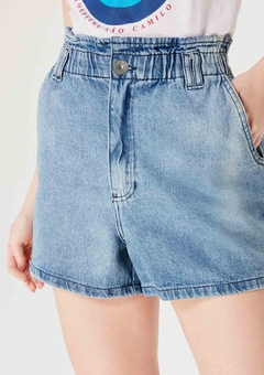 HB861ASN SHORT HERING CINTURA ALTA CLOCHARD JEANS AZUL