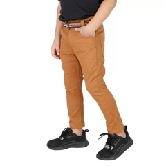 2017-1 CALÇA MASCULINA JEANS CARAMELO