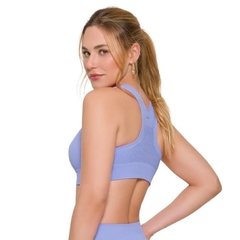 20962-145 TOP SELENE SEM COSTURA AZUL LAVANDA - comprar online