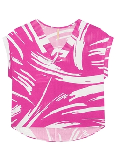 35206-Q4991R BLUSA LUNENDER MAIS MULHER PINCELADA ROSA - comprar online