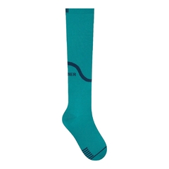 4260.001-718 MEIA ESPORTIVA SELENE VERDE AQUA/MARINHO