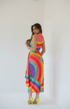 3598 VESTIDO VICENCIA LISANDRA COLORIDO - comprar online