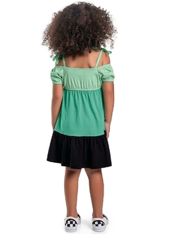 102203101 VESTIDO FAKINI KIDS VERDE - comprar online