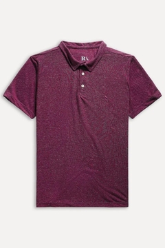 0074319-056 CAMISA POLO RESERVA PIQUET LINHO VINHO na internet