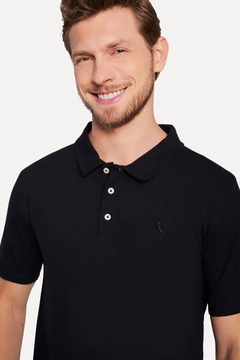 0061832-040 CAMISA POLO RESERVA PIQUET PRETO - comprar online