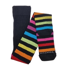 2001230 MEIA CALCA VITAMINA KIDS GELATINA BLACK - comprar online