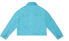 1000109183-02227 JAQUETA CROPPED MALWEE KIDS AZUL - comprar online