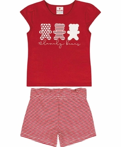 41724-3849 CONJUNTO BRANDILI ESTAMPA URCINHOS VERMELHO - comprar online