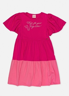 Y0488 VESTIDO BIMBI DE MARIAS ROSA - comprar online