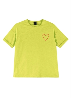 51623-2742 BLUSA AMORA TEEN AMARELO - comprar online