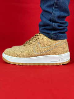 Nike air force 1 cork refletivel