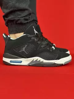 Nike Air Jordan 5 Preto Branco Bolha Azul Nacional S