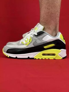 Nike Branco Verde Airmax 90 Importado