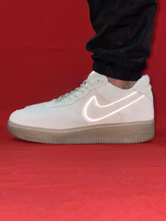 Nike Bege/Refletivo Air Force 1 Couro na internet