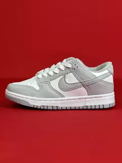 Dunk Low Infantil Cinza Com Branco - comprar online