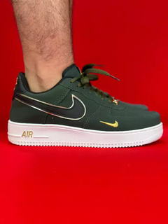 Nike air force 1 verde escuro militar nacional s