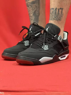 Nike Air Jordan 4 S Preto e vermelho - comprar online