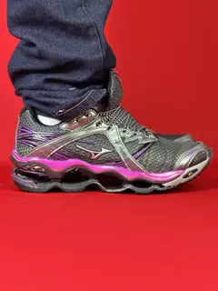 Mizuno prophecy 1 cinza com rosa nacional premium